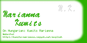 marianna kumits business card